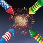 Fireworks Finger Fun Game iOS Icon