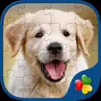 Dog Puzzles - Jigsaw Puzzle Game for Kids with Real Pictures of Cute Puppies and Dogs iOS Icon