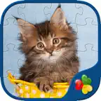 Cute Cats - Real Cat and Kitten Picture Jigsaw Puzzles Games for Kids iOS Icon