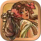 Tarot Mucha iOS Icon