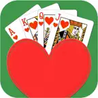 Hearts Solitaire - Classic Cards Patience Poker Games iOS Icon