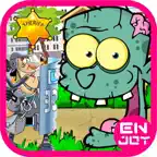 Police VS Zombies Game  Ate My Friends Run Z 2 iOS Icon
