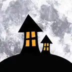 Moon phases calendar and sky icon