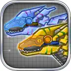 Steel Dino Toy：Mechanic Raptors - 2 player game iOS Icon