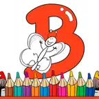 Alphabet Coloring Pages & Book iOS Icon