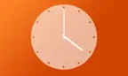 Clock for TV: moving clock for screen burn protection iOS Icon