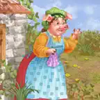 Three Little Pigs Fairy-Tale iOS Icon