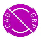 Canadian Dollars To UK Pounds iOS Icon