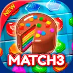 Muffin Factory Match 3: Move and Connect Cakes Icon