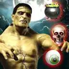 Monster Mash Mania Halloween - Wear pumpkin costumes and collect haunted wallpapers iOS Icon