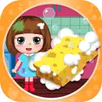 Bella mop the room floor game iOS Icon