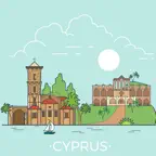 Cyprus Travel Guide . iOS Icon