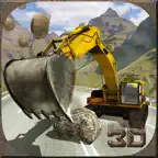 Real Hill Dump Truck & Excavator Crane Simulator iOS Icon