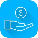 Tip Calc Log & Tipping Calculator for Restaurant iOS Icon