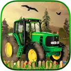 Village Farm Tractor Transporter Driver Harvesting Simulator iOS Icon