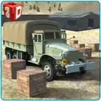 Army Cargo Truck Simulator - Deliver food supplies to military camps in this driving simulation game iOS Icon