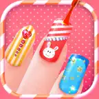 Nail Salon Booth - Princess Girls Color Makeup iOS Icon