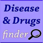 Diseases and drugs finder icon