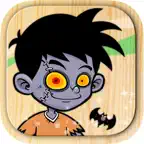Paint and color zombies - Zombs coloring book for boys and girls iOS Icon