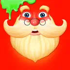 Christmas & New year coloring iOS Icon