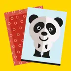 记忆游戏 - 发现卡背后的动物 iOS Icon