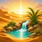 Desert Streams: Read & Reflect iOS Icon