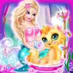 Mermaid Nurse Pet Cat Icon
