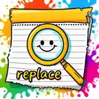 Text Search Replace: Notes iOS Icon