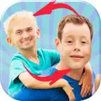 Fun Face Swap Photo Editor – Switch Faces with the Best Funny Pic Montage Maker Free iOS Icon