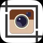 White Frame for Photos effect iOS Icon