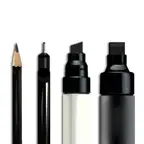 Creative Art Marker Pen Set iOS Icon