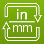 Inches to mm converter iOS Icon