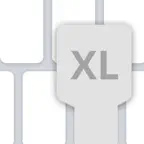 Larger Keyboard – Type Faster w Bigger XL Keys icon