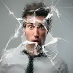 Broken Glass Joke iOS Icon