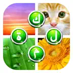 أربعة صور كلمة واحدة iOS Icon