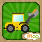 Construction Vehicles - Digger, Loader Puzzles, Games and Coloring Activities for Toddlers and Preschool Kids iOS Icon