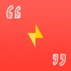 Instant Quote - Add the best quotes to your pictures instantly iOS Icon