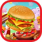 Cookie Make Berger Match 3-games maker food hamburger for girls and boys iOS Icon