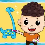 draw & doodle dinosaur iOS Icon