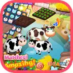 The Happy Farm Match 3 -Free game for kids boy and girls 1 iOS Icon