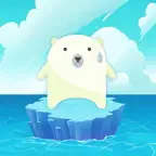 Lost Polar Bear - block puzzle game iOS Icon