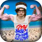 Gym Body Photo Studio Editor - Become a Bodybuilder, Add Pix Pack and Biceps Camera Stickers iOS Icon