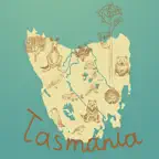 Tasmania Travel Guide . iOS Icon