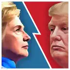 Hillary vs Trump Votes iOS Icon
