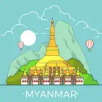 Myanmar Travel Guide Offline iOS Icon