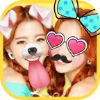 Face Sticker Camera Live iOS Icon