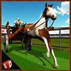 Horse Cart Racing Simulator – Race buggy on real challenging racer track iOS Icon