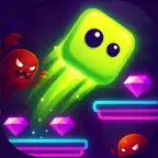 Mr Cubed: Tilt Jump Bouncer iOS Icon