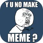 Meme Generator - Text on Photo Montage Maker to Write Cool Captions and Quotes for Viral Pics iOS Icon