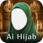 Modern Hijab AI Photo Edit Icon